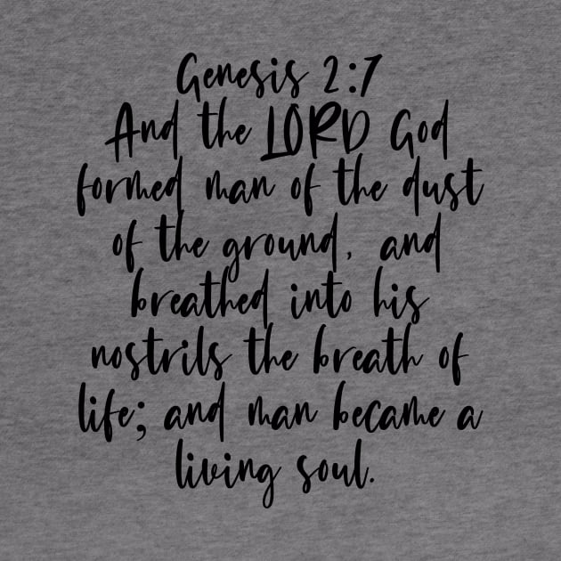 Genesis 2:7 Bible Verse by Bible All Day 